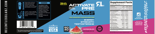 Activate: MASS PRE