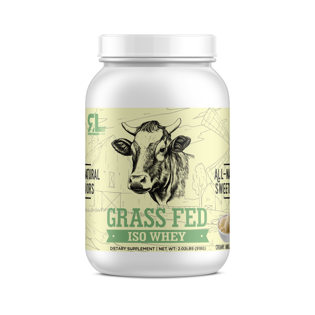 Relentless Labz: Grass Fed Iso Whey Protein