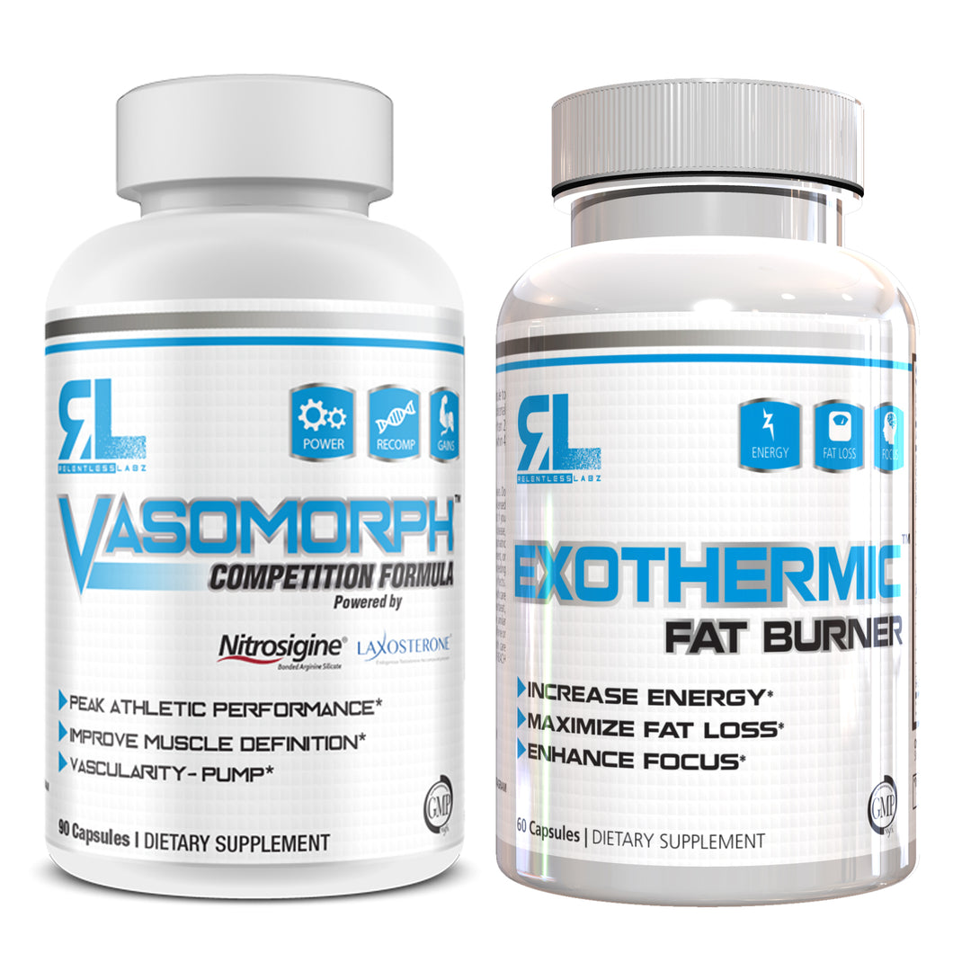 RELENTLESS STACK: VASOMORPH X EXOTHERMIC