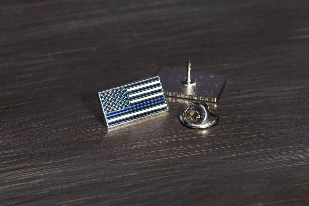 Relentless Labz: Thin Blue Line Flag Pin